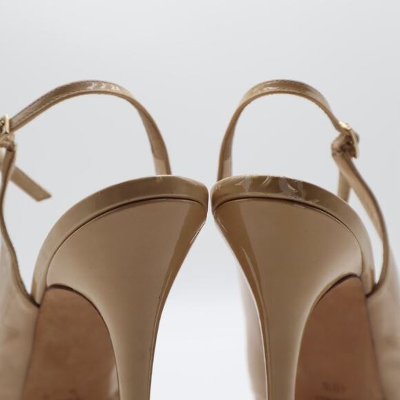 Jimmy Choo Vita Slingback Peep Toe Pumps Size 40.5 - Picture 9 of 12